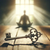 Imagine ilustrativă pentru articolul despre Cheia lui David – simbol al autorității spirituale în Biblie, prefigurare a lui Hristos.